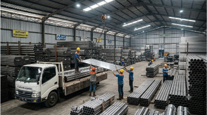 MENGENAL BESI PLAT STRIP UNTUK ORNAMEN PAGAR TEMPA