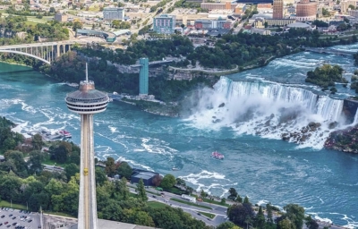 SKYLON TOWER: MENARA ELEGAN DI ATAS AIR TERJUN NIAGARA